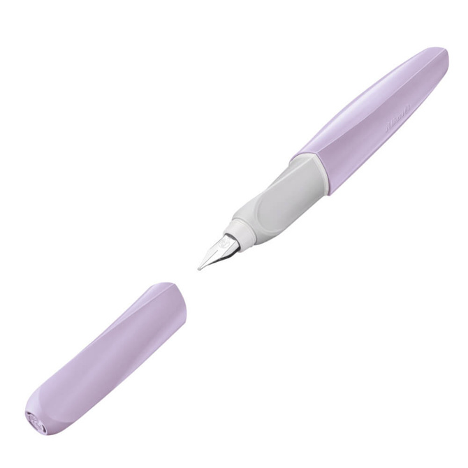 Pióro wieczne Twist dla dzieci prawo/lewo fioletowe Lavender ECO PELIKAN