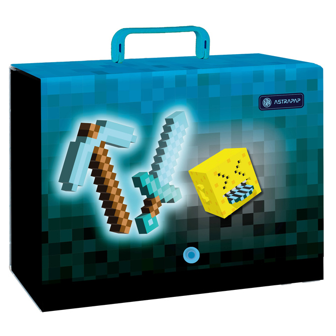 Wyprawka szkolna duży zestaw do szkoły XXL 21 elementów Minecraft ASTRA