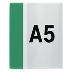 Okładka A5 na zeszyt zeszytowa przezroczysta krystaliczna