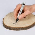 Marker permanentny wodoodporny czarny Colli-Marker 50 sztuk HERLITZ