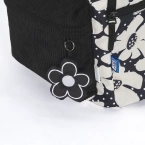 Plecak szkolny młodzieżowy czarny kwiatki 26l Bloom OXFORD