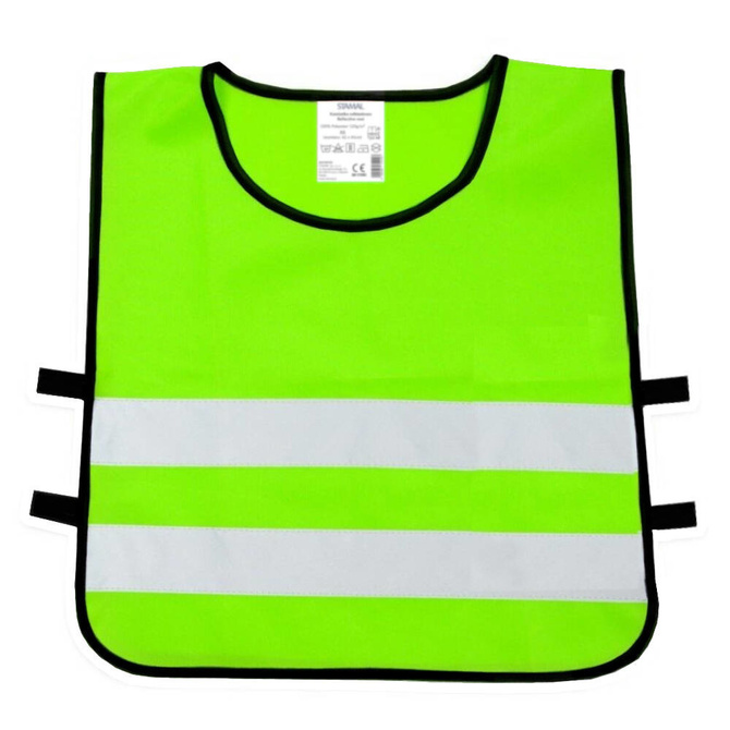 Kamizelka odblaskowa ostrzegawcza dla dzieci młodzieży 50x55cm 10szt