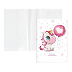 Książeczka Zdrowia Dziecka Książeczka Szczepień A5+okładka jednorożec