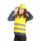 Kamizelka odblaskowa dorosłych nadruk logo napis