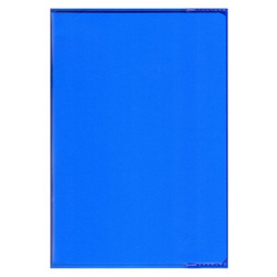 Okładka na zeszyt A5 przezroczys niebieska HERLITZ