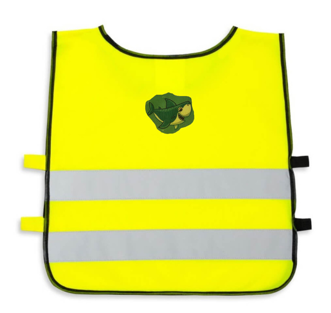 Kamizelka odblaskowa z własnym nadrukiem dla dzieci logo napis 100 sztuk