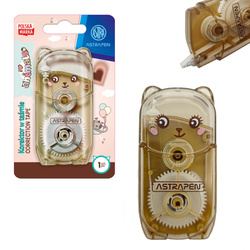 Korektor w taśmie z uszkami 5mm x 8m Astrapen Animals ASTRA