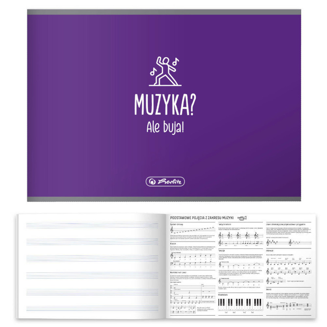 Zestaw zeszyt przedmiotowy klasa 5-6, 8x A5 60k soft touch HERLITZ