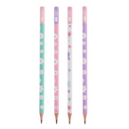 Ołówek trójkątny 2B kwiaty Pearl Flower 24szt HAPPY COLOR