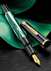 Pióro wieczne Classic M200 B Green Marbled na prezent premium FWI PELIKAN