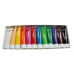 Farby plakatowe w tubkach 30ml 12 kolorów HERLITZ