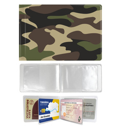 Okładka etui na plastikową legitymację e-legitymację szkolną dokumenty ID-1