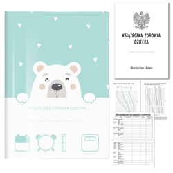 Książeczka Zdrowia Dziecka Książeczka Szczepień A5+okładka niedźwiedź