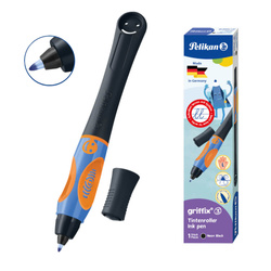 Pióro kulkowe Griffix 3 dla dzieci Leworęcznych czarne Neon Black PELIKAN