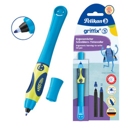 Pióro kulkowe Griffix 3 Leworęczne Neon Fresh Blue PELIKAN