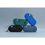 Piórnik kosmetyczka etui usztywniany z klapką zielony SCHOOL OXFORD