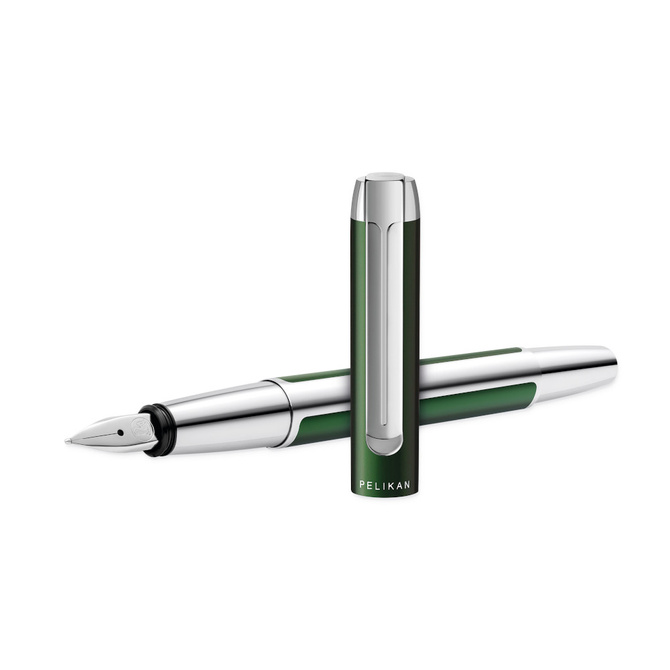 Pióro wieczne PURA P40 B Deep Green aluminiowe na prezent FWI PELIKAN