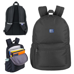 Plecak szkolny młodzieżowy czarny 21l B-YOU OXFORD