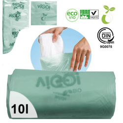 Worki na zużyte pieluchy biodegradowalne 10L 10szt