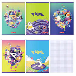 Zeszyt A5 60 kartek kratka w kratkę EKIPA Friza HERLITZ  5sztuk