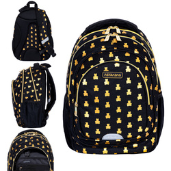 Plecak szkolny złote misie Golden Teddy AB330 3 komorowy 20l ASTRABAG