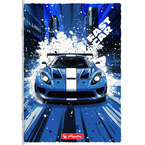 Zeszyt A5 32 kartki w kratkę z marginesem 70g/m2 Fast Car HERLITZ