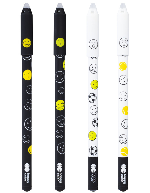 Długopis wymazywalny ścieralny niebieski 0,5mm emotki smile FUN HAPPY COLOR