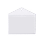 Identyfikator poziomy holder przezroczysty kieszonka 100x65mm + smycz 90cm