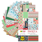 Blok kreatywny święta świąteczny 16 arkuszy A4 32 wzory HAPPY COLOR