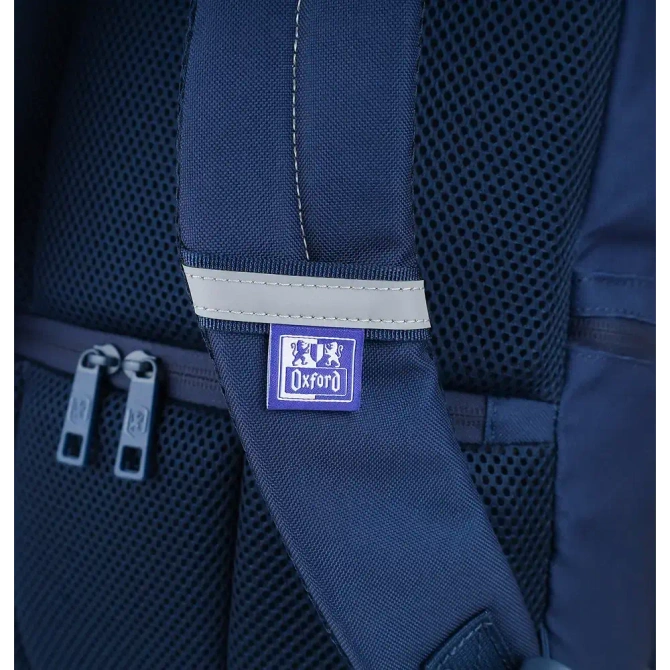 Plecak szkolny młodzieżowy granat z pokrowcem przeciwdeszczowym 23l OXFORD