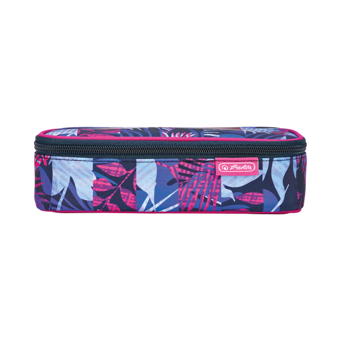 Piórnik kosmetyczka etui usztywniany klapką duży XXL BeatBox Flower HERLITZ