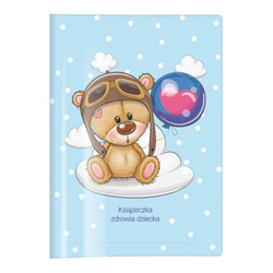 Okładka ochronna etui na książeczkę zdrowia dziecka miś PVC
