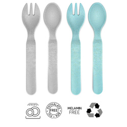 Sztućce dzieci eco zaokrąglone BPA free 2kpl REER