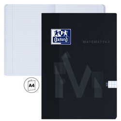 Zeszyt A4 60 kartek w kratkę matematyka przedmiotowy soft touch OXFORD
