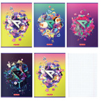 Zeszyt A4 60 kartek kratka w kratkę EKIPA Friza HERLITZ  5sztuk 