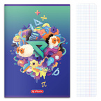 Zeszyt A4 60 kartek kratka w kratkę EKIPA Friza HERLITZ  5sztuk 