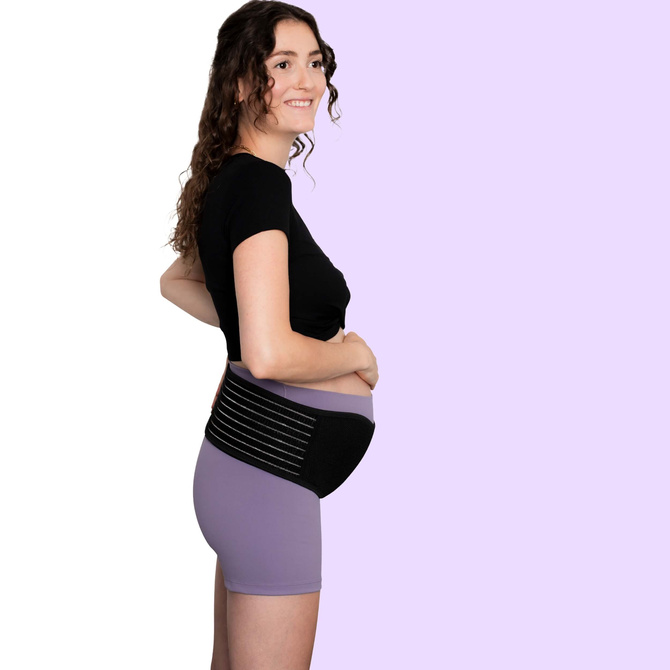 Pas ciążowy macierzyński podtrzymujący brzuch odciążający anatomiczny REER