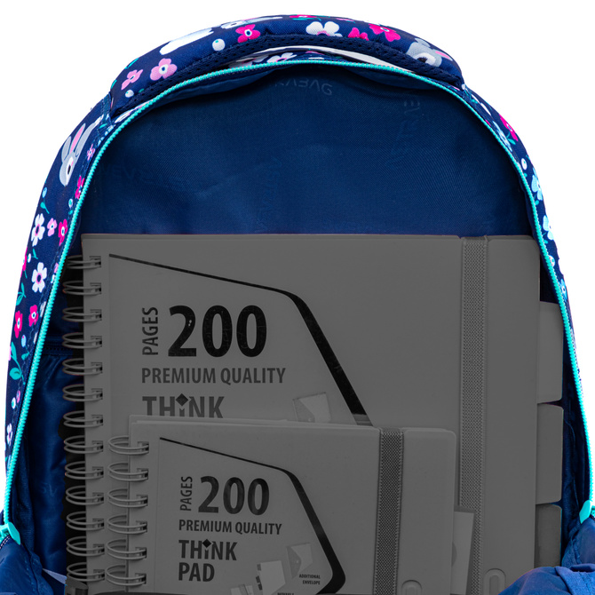 Plecak szkolny króliczki Baby Bunny AB330 3 komorowy 20l ASTRABAG