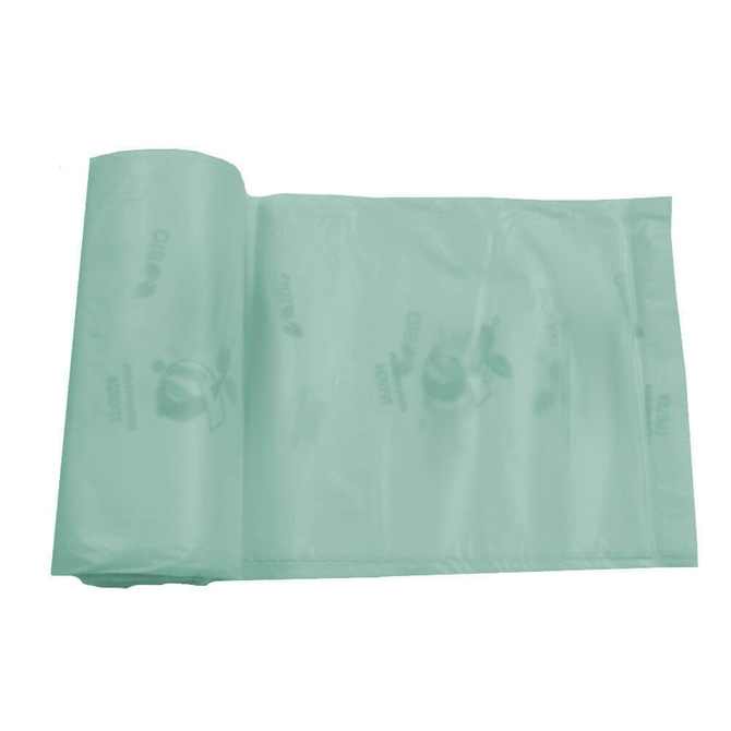 Worki biodegradowalne kompostowalne ATEST 10l 1100szt 110 rolek SIPEKO