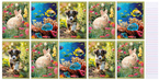 Zeszyt A5 16k w 3 linie kolorową z marginesem 70g/m2 Animals HERLITZ 10szt
