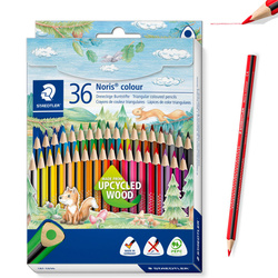 Kredki ołówkowe trójkątne 36 kolorów Wopex Noris colour STAEDTLER