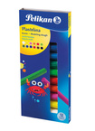Plastelina szkolna przedszkolna 12 kolorów 95g PELIKAN