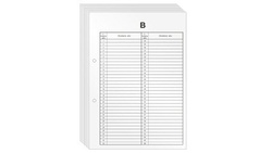 Przekładka do teczki akt osobowych A4 typ B 10szt