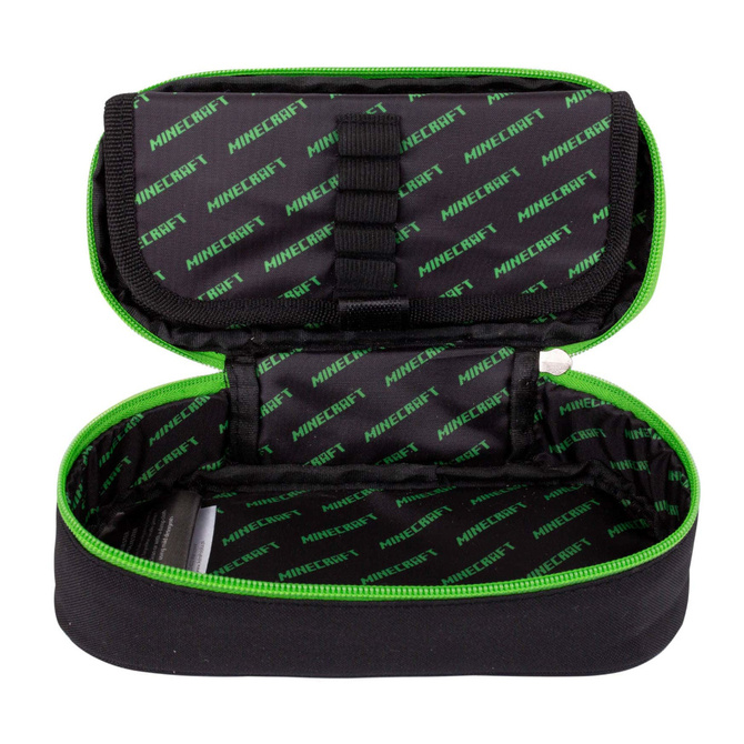 Piórnik kosmetyczka etui usztywniany z klapką Minecraft Mulicharacter ASTRA