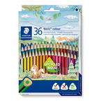 Kredki ołówkowe trójkątne 36 kolorów Wopex Noris colour STAEDTLER