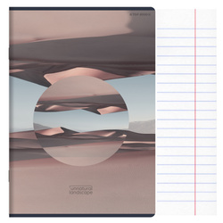 Zeszyt A5 32 kartki w linie z marginesem 70g/m2 Unnatural Landscape TOP 2000