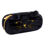 Piórnik kosmetyczka etui usztywniany z klapką plusz Fluffy Kitty AC6 ASTRA
