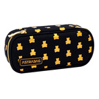 Piórnik kosmetyczka etui usztywniany z klapką misie Golden Teddy AC6 ASTRA