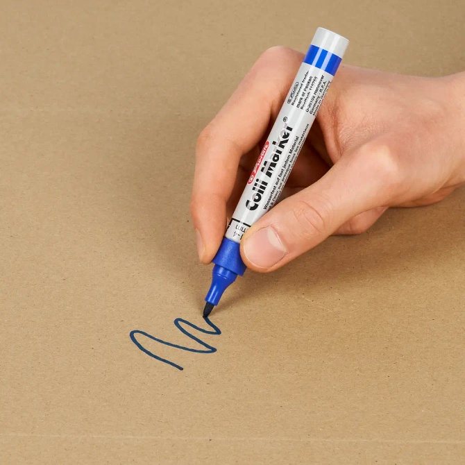 Mazak permanentny wodoodporny niebieski Colli-Marker 100 sztuk HERLITZ