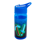 Bidon na wodę AQUA PURE butelka z rurką 450ml Blue Pixel Minecraft ASTRA